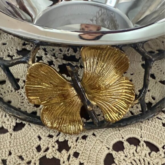 Michael Aram Butterfly Ginkgo Dog Bowl - Picture 4 of 4